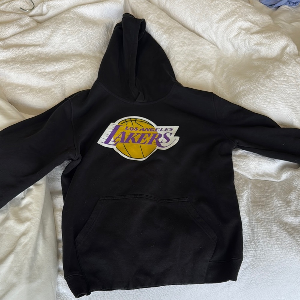Los Angeles Lakers Kids Black Hoodie